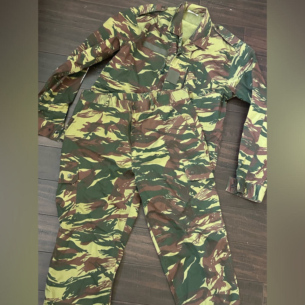 Camouflage Military-Style Jumpsuit